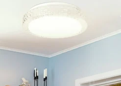 Sklep Kaja Plafon z imitacją kryształów, do sypialni 13-33963 RABEL | Kaja* Lampy Led|Plafony Nowoczesne