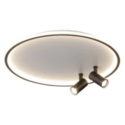 Sklep Kaja Plafon z wbudowanym LED-em, z reflektorami K-8192 z serii LOGAN | Kaja Oświetlen* Plafony Nowoczesne|Lampy Led