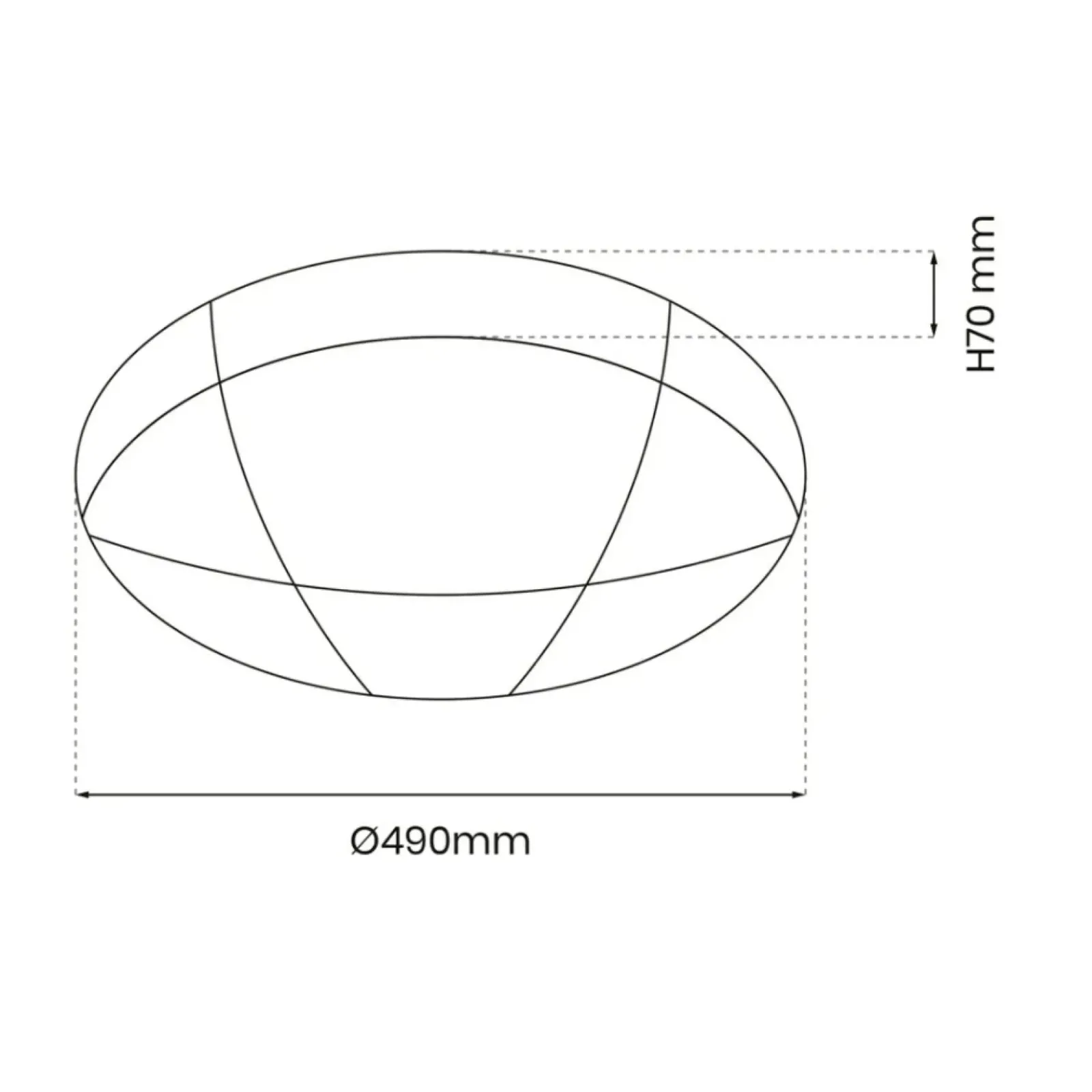 Sklep Kaja Plafon ze zintegrowanym LED-em, do sypialni ML6174 z serii BOB | Kaja Oświetleni* Lampy Led|Plafony Nowoczesne