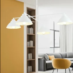 Sklep Kaja Poczwórna, biała lampa na 4 żarówki E27 1212/4 z serii MAVERICK | Kaja biały Online