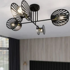 Sklep Kaja Poczwórna lampa sufitowa w kolorze m 1181/4 z serii TALIA | Kaja czarny Discount