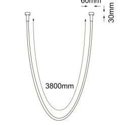 Sklep Kaja Podtynkowa lampa świecący sznur LED 386cm 4000K ANT 3023 HEBI | Kaja Discount