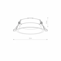 Sklep Kaja Podtynkowa okrągła lampa, gwint GX53 ⌀12cm 10842 UNO | Kaja* Oprawy Podtynkowe