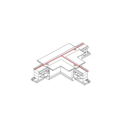 Sklep Kaja Podtynkowy łącznik T lewy 3-fazowy 8248 CTLS RECESSED CONNECTOR | Kaja* Szynoprzewody Podtynkowe