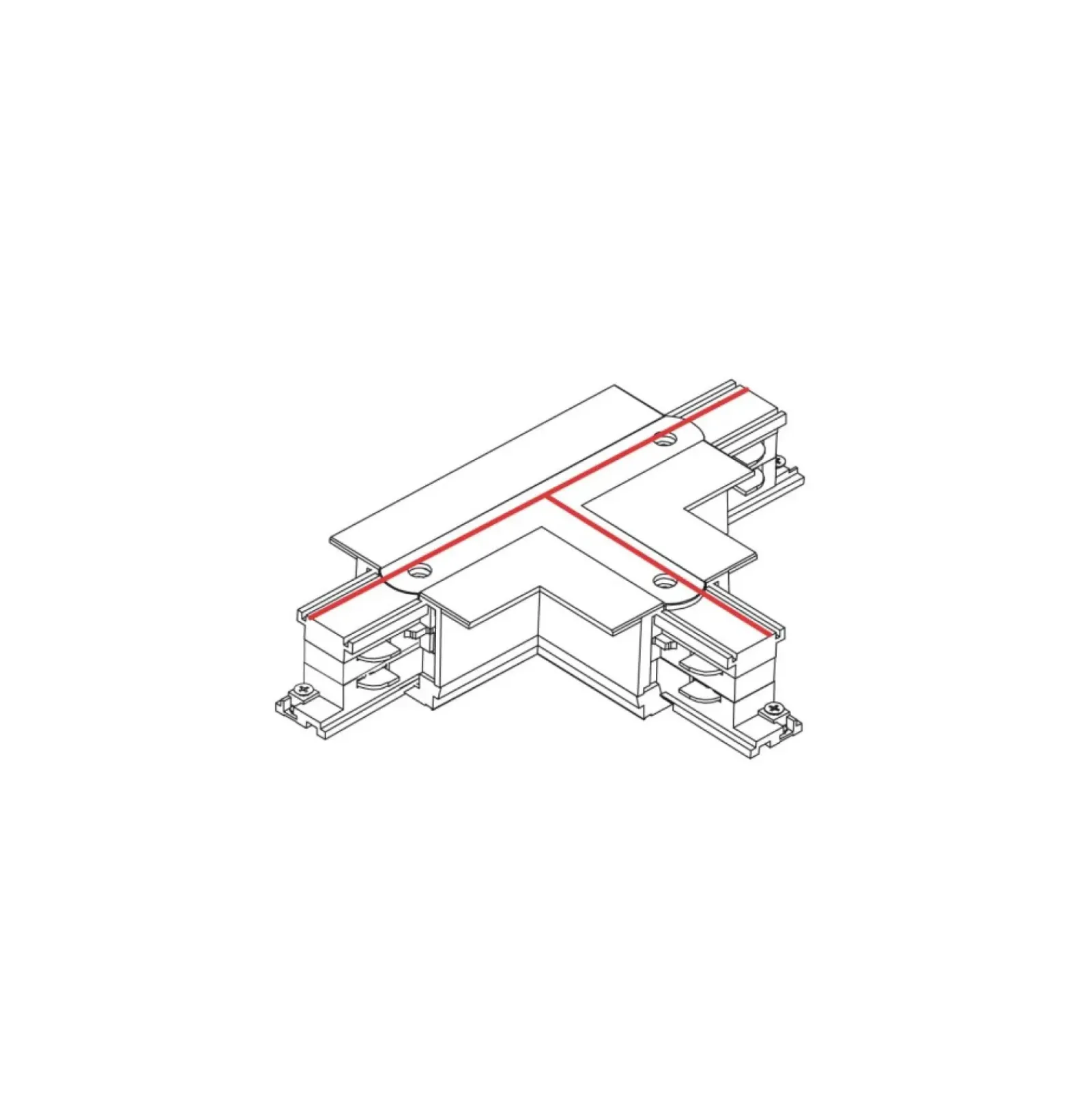 Sklep Kaja Podtynkowy łącznik T lewy 3-fazowy 8248 CTLS RECESSED CONNECTOR | Kaja* Szynoprzewody Podtynkowe