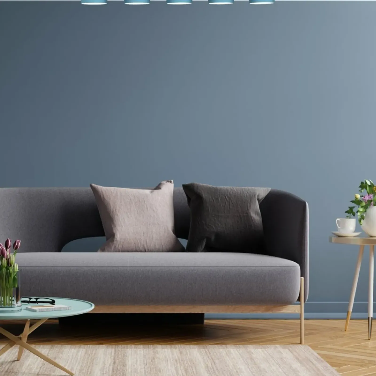 Sklep Kaja Podłużna lampa sufitowa, pięć punktów świetlnych MLP7552 z serii DIXIE | Kaja Oś Fashion