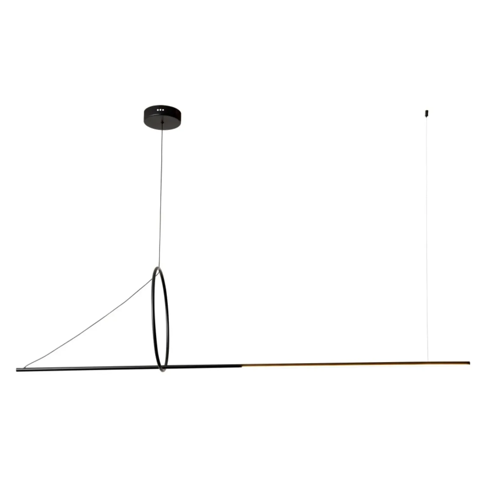 Sklep Kaja Podłużna lampa wisząca, neutralny LED o mocy 12W K-8188 z serii MONA | Kaja Oświ czarny Flash Sale