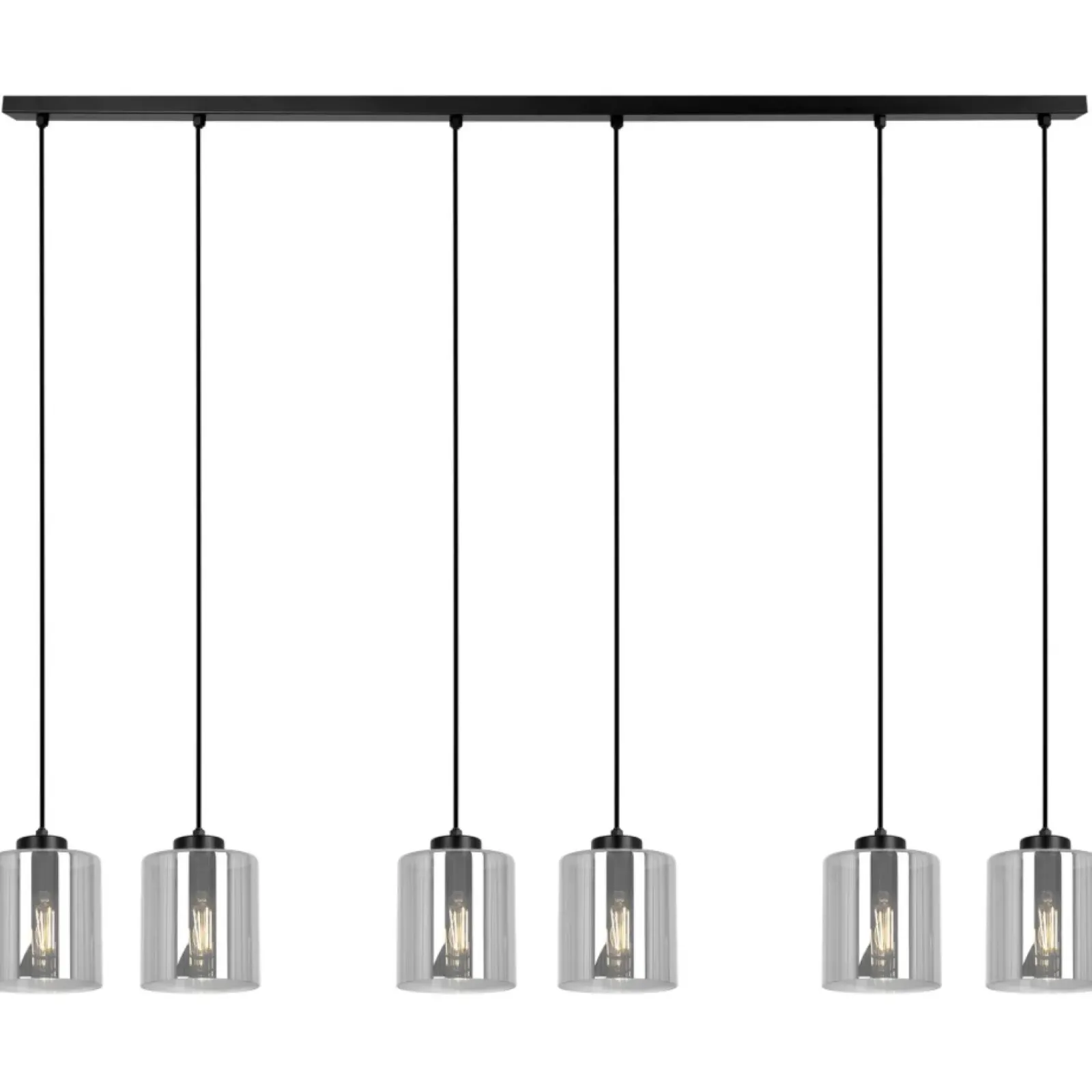 Sklep Kaja Podłużna lampa wisząca z sześcioma kloszami K-5577 z serii MI Outlet