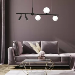 Sklep Kaja Podłużna, modernistyczna lampa wisząca MLP8408 z serii SIRIO | Kaja Oświetlenie Discount