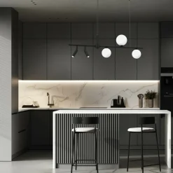 Sklep Kaja Podłużna, modernistyczna lampa wisząca MLP8408 z serii SIRIO | Kaja Oświetlenie Discount