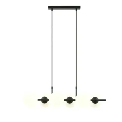 Sklep Kaja Podłużna, ozdobna lampa nad stół z 6 kloszami 1205/6 z serii RORY czarny Best Sale