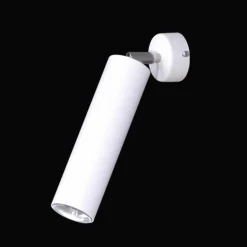 Sklep Kaja Podłużna tuba nowoczesny kinkiet K-4413 MILE WHITE | Kaja Oświetlenie* Kinkiety Z Regulacją Ustawienia