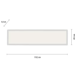 Sklep Kaja Podłużny, plafon z możliwością ściemniania 14533-16 z serii FLAT biały Store