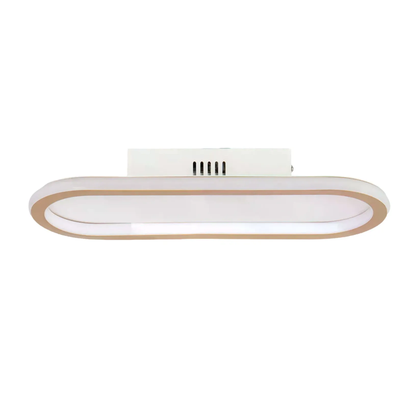 Sklep Kaja Podłużny, obły plafon do salonu ABR-PLKO-25W-40CM-CCT CERCHIO | Kaja* Plafony Nowoczesne|Lampy Led