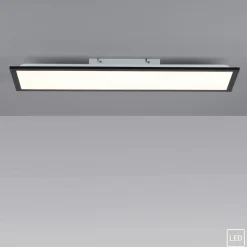 Sklep Kaja Podłużny plafon LED o ciepłej barwie światła 14741-18 z serii FLAT* Plafony Nowoczesne|Lampy Led