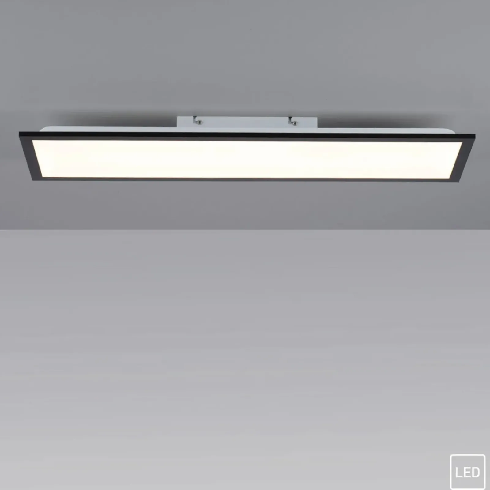 Sklep Kaja Podłużny plafon LED o ciepłej barwie światła 14741-18 z serii FLAT* Plafony Nowoczesne|Lampy Led