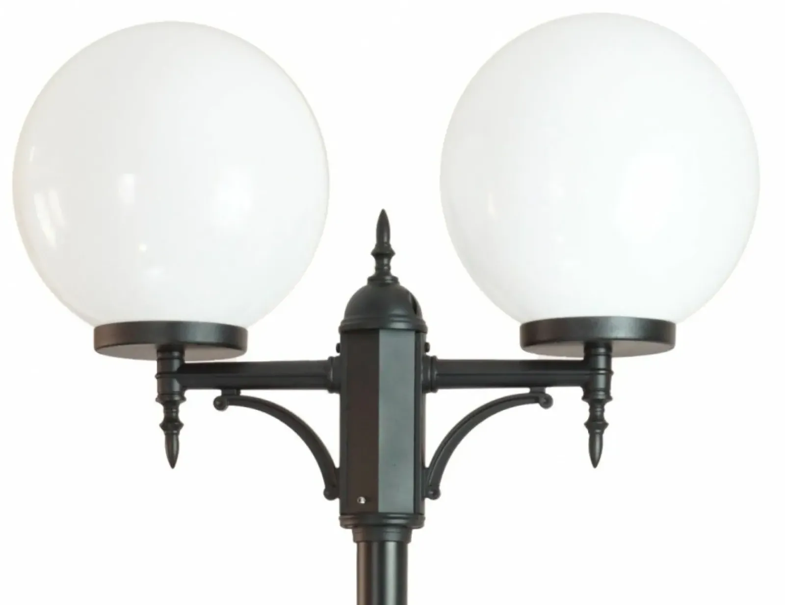 Sklep Kaja Podwójna lampa ogrodowa, latarnia OGMWN 2 300 z serii KULE CLASSIC | Kaja Oświet* Latarnie Ogrodowe|Lampy Ogrodowe Stojące