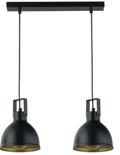 Sklep Kaja Podwójna lampa wisząca do stylowej kuchni SIG 32258 z serii MARS CZ/ZŁ Cheap