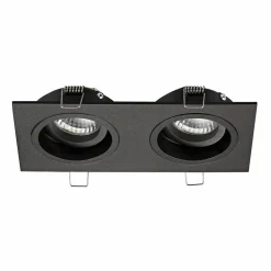 Sklep Kaja Podwójna oprawa podtynkowa, oczka do holu 20068-BK-N z serii CHUCK* Oprawy Podtynkowe