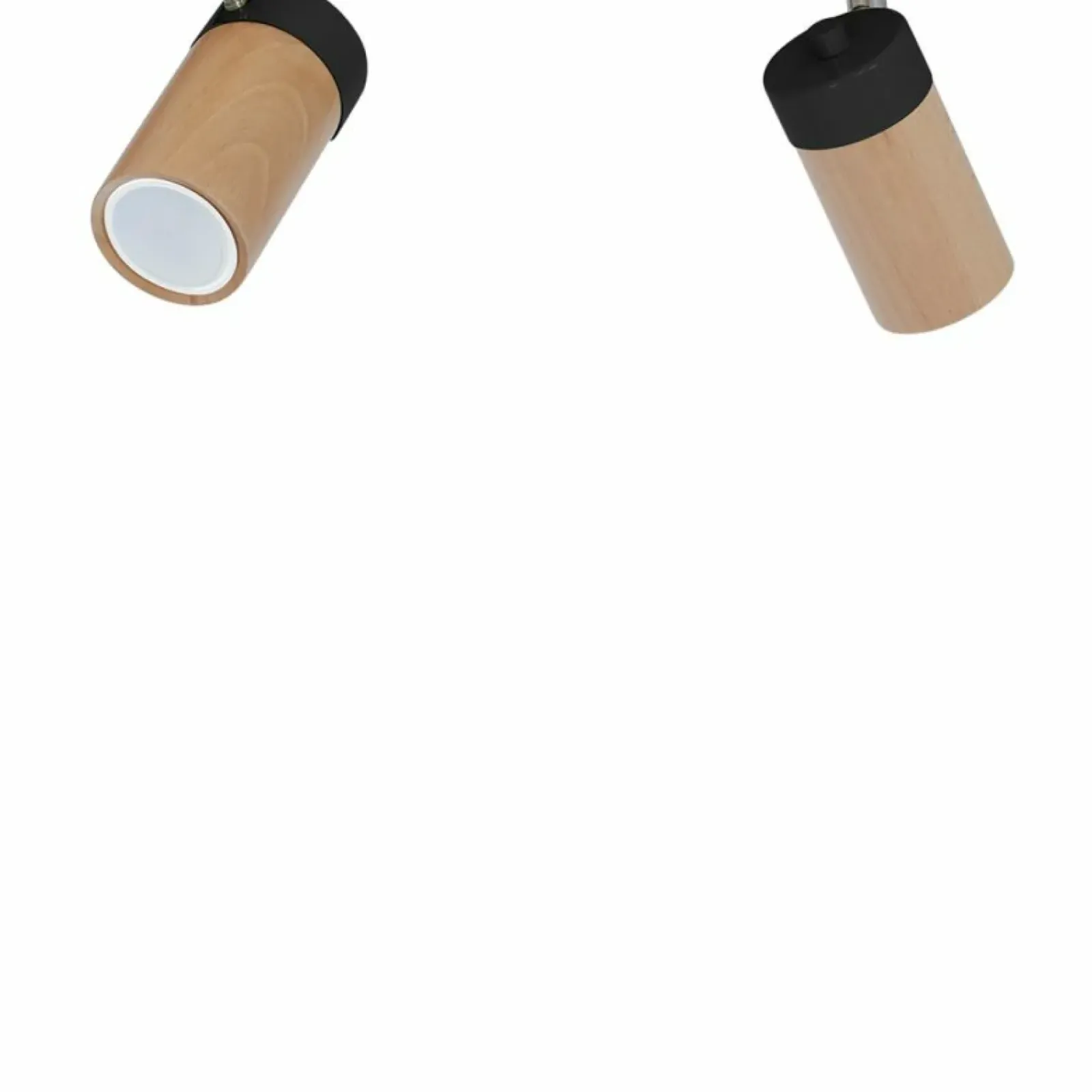 Sklep Kaja Podwójny, drewniany spot na żarówki GU10 MLP9014 BARON | Kaja New
