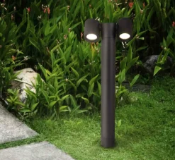 Sklep Kaja Podwójny, ogrodowy reflektor O010FL-02B WALL STREET | Kaja Oświetlenie* Lampy Ogrodowe Stojące