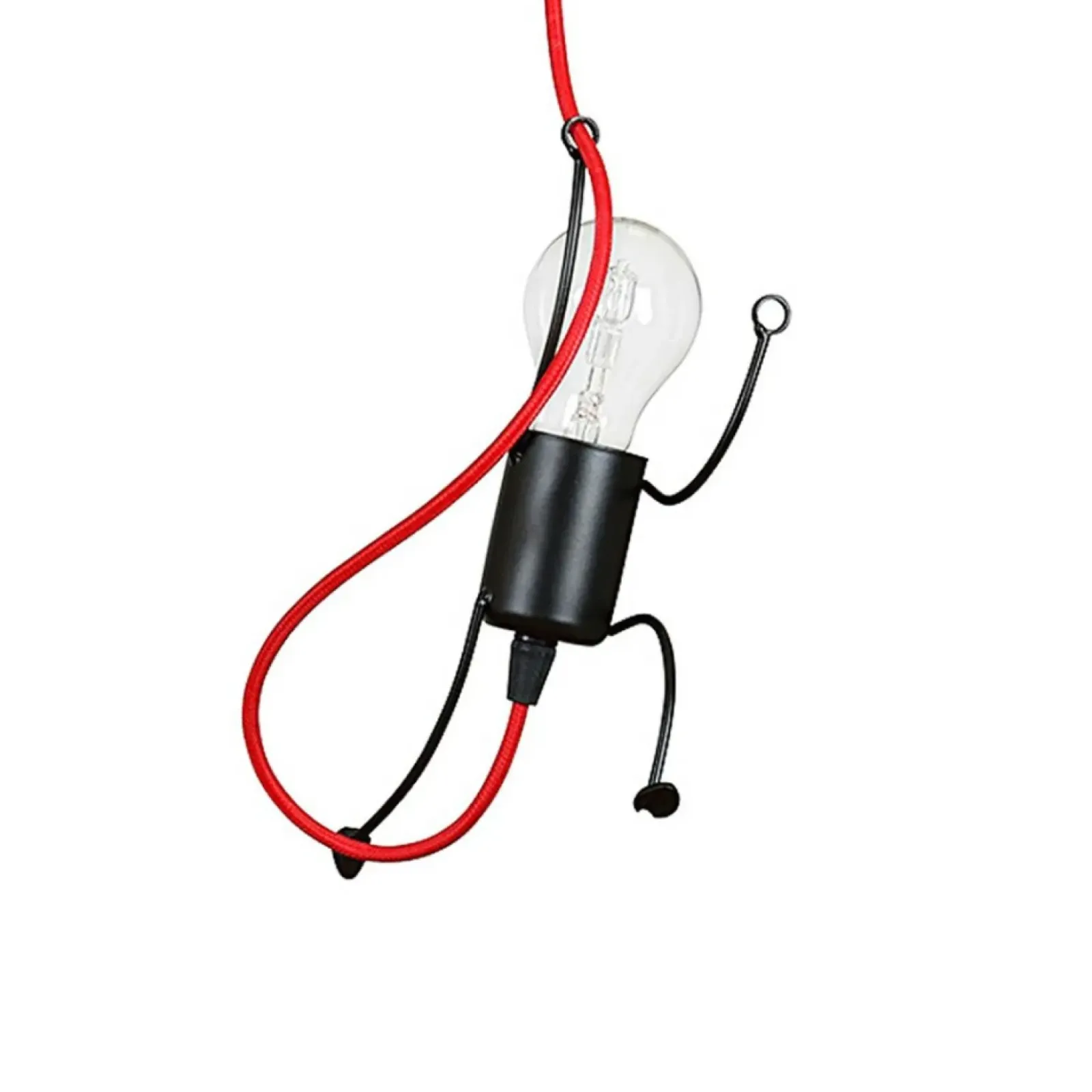 Sklep Kaja Pojedyncza czerwona lampa wisząca na duży gwint 537/1 | Kaja czerwony Outlet