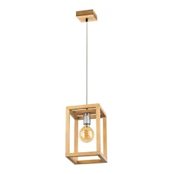 Sklep Kaja Pojedyncza, drewniana lampa wisząca do kuchni 61580174 KAGO | Kaja Outlet