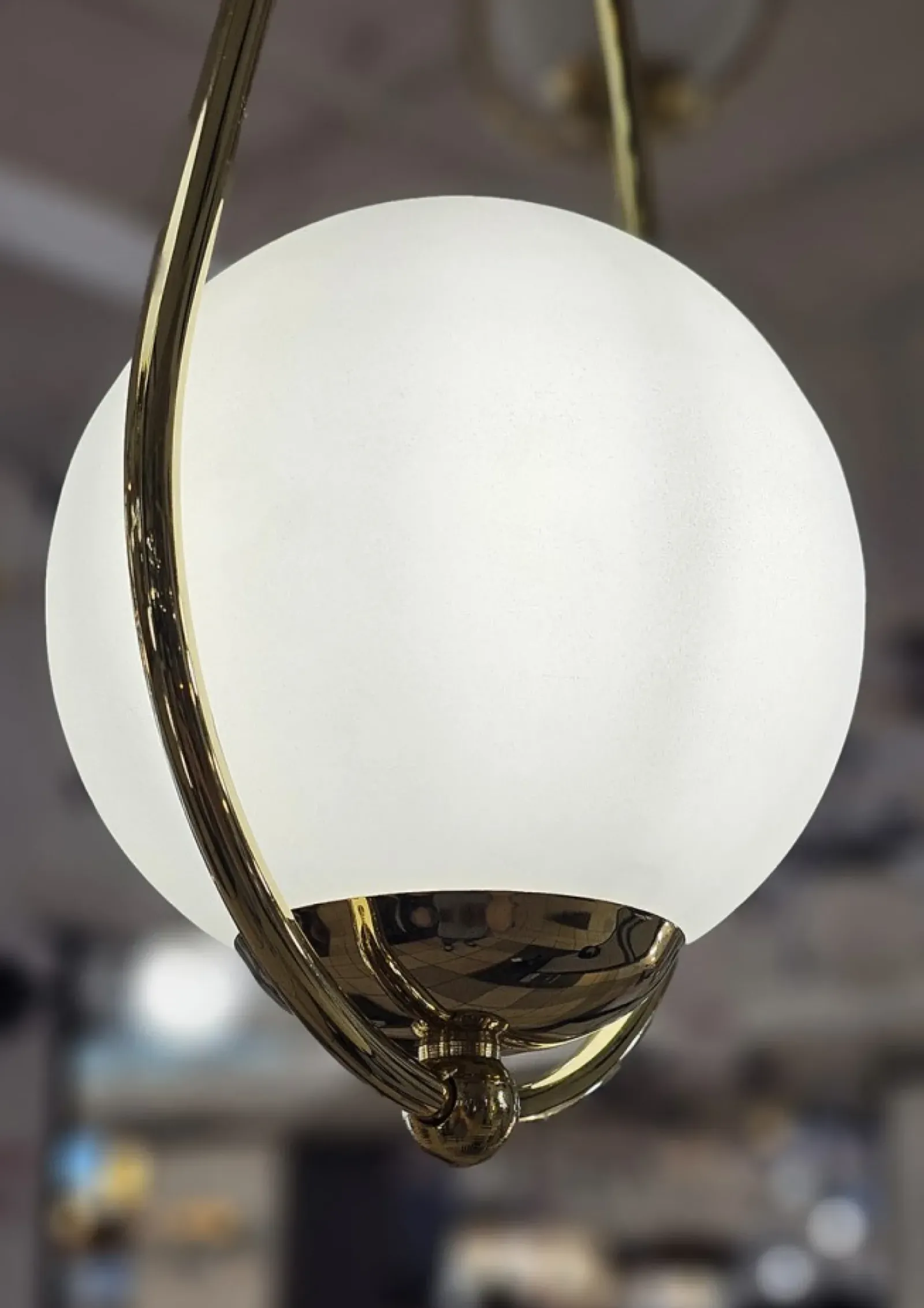 Sklep Kaja Pojedyncza łezka wisząca z kloszem K-4775 NEVE GOLD | Kaja Oświetlenie mosiądz Shop