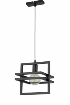 Sklep Kaja Pojedyncza, industrialna lampa do jadalni SIG 32388 z serii MERCI CZ czarny Online