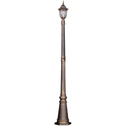 Sklep Kaja Pojedyncza lampa do ogrodu K-7007B/1N CZARNY/ZŁOTY VASCO | Kaja* Latarnie Ogrodowe|Lampy Ogrodowe Stojące