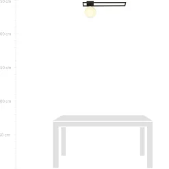 Sklep Kaja Pojedyncza lampa sufitowa z metalową ramką 1130/1C IMAGO | Kaja Shop