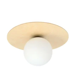 Sklep Kaja Pojedyncza lampa sufitowa z białym kloszem 1142/1B KENZO | Kaja Fashion