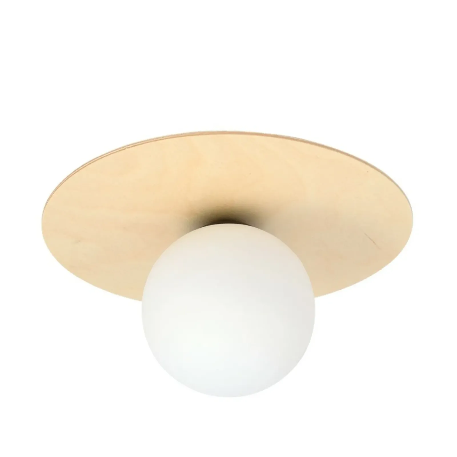 Sklep Kaja Pojedyncza lampa sufitowa z białym kloszem 1142/1B KENZO | Kaja Fashion