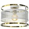 Sklep Kaja Pojedyncza lampa sufitowa do korytarza LX 4404 RIM | Kaja Oświetlenie* Plafony Nowoczesne