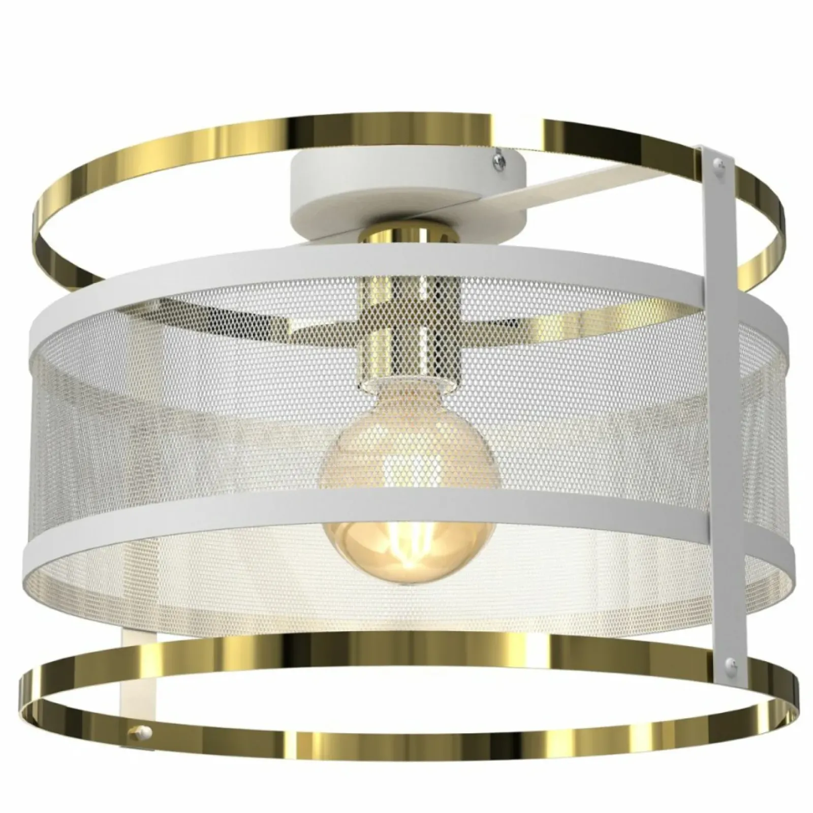 Sklep Kaja Pojedyncza lampa sufitowa do korytarza LX 4404 RIM | Kaja Oświetlenie* Plafony Nowoczesne