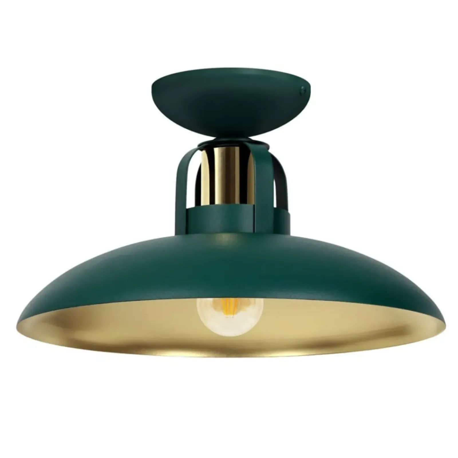 Sklep Kaja Pojedyncza lampa sufitowa w kolorze zielonym MLP7708 z serii FELIX | Kaja Oświet Fashion