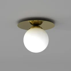 Sklep Kaja Pojedyncza lampa sufitowa w złotym kolorze MLP7967 z serii PLATO | Kaja Oświetle Cheap