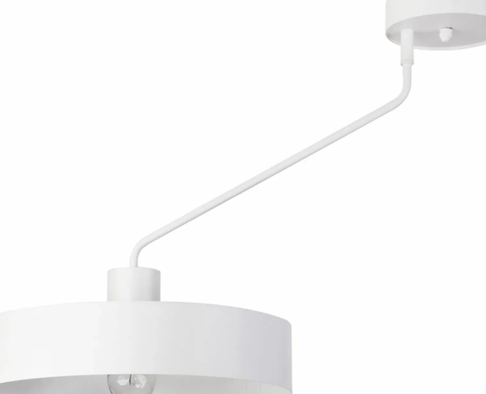 Sklep Kaja Pojedyncza lampa sufitowa na sztywnym wysięgniku SIG 31530 JUMBO biały Flash Sale