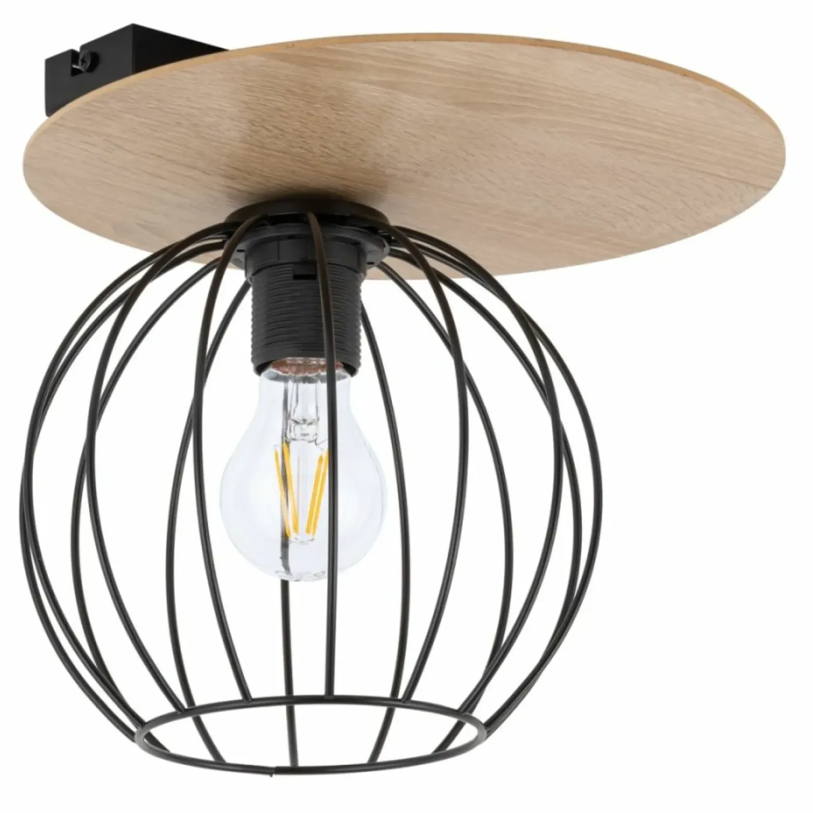 Sklep Kaja Pojedyncza lampa sufitowa z drucianym kloszem SIG 32354 - CYBER KOŁO Clearance