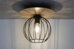Sklep Kaja Pojedyncza lampa sufitowa z drucianym kloszem SIG 32354 - CYBER KOŁO Clearance