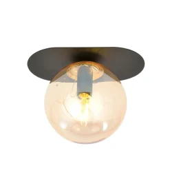 Sklep Kaja Pojedyncza lampa sufitowa z ciepłym kloszem 1120/1 PLAZA | Kaja* Plafony Nowoczesne