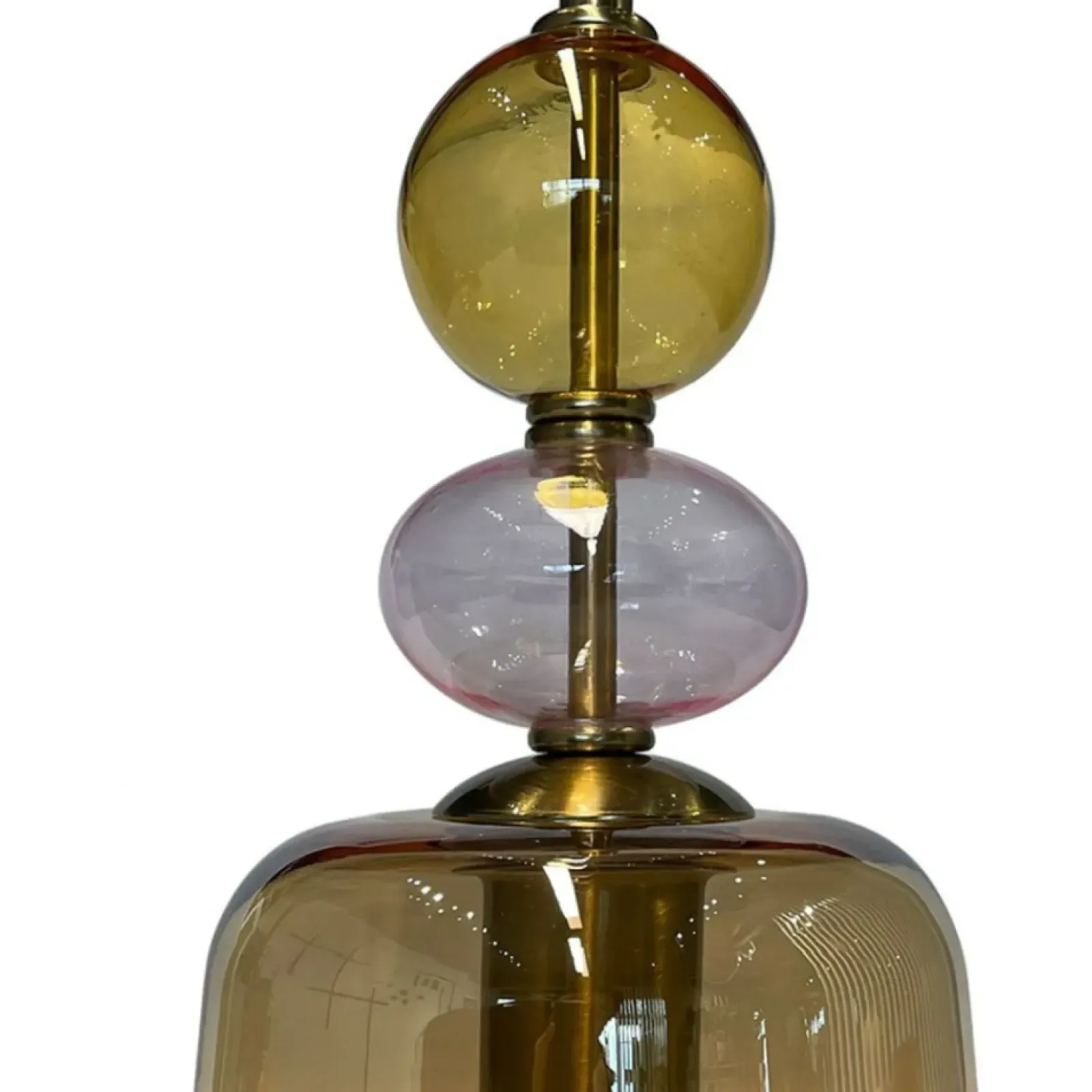 Sklep Kaja Pojedyncza lampa w kolorach ziemi LP-2004/1P S AM TROPEA | Kaja Store