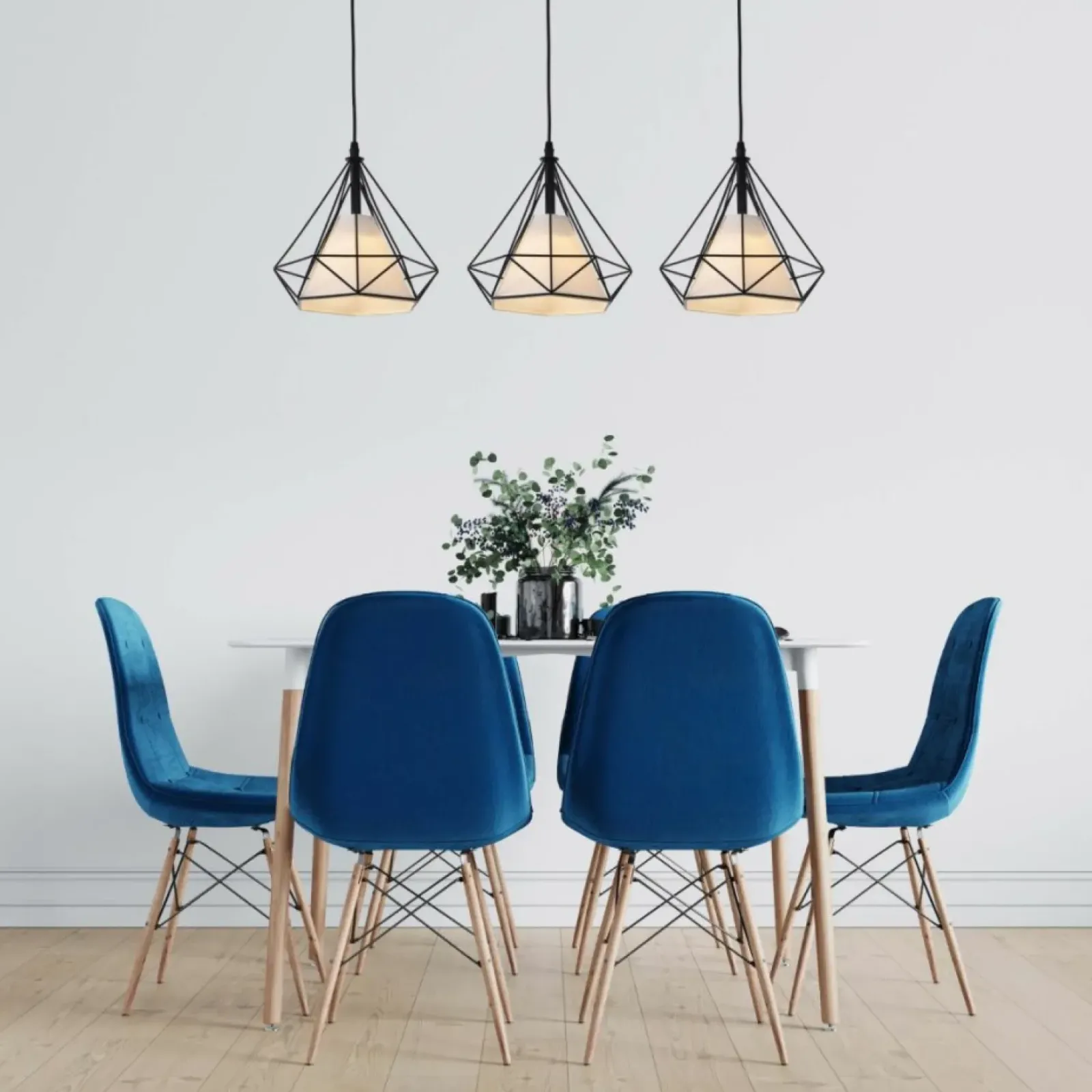 Sklep Kaja Pojedyncza lampa wisząca do jadalni LP-076/1P BK NOLA | Kaja Clearance