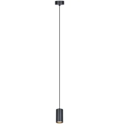 Sklep Kaja Pojedyncza lampa wisząca o kształcie tuby K-4895 PUERTO | Kaja czarny Clearance