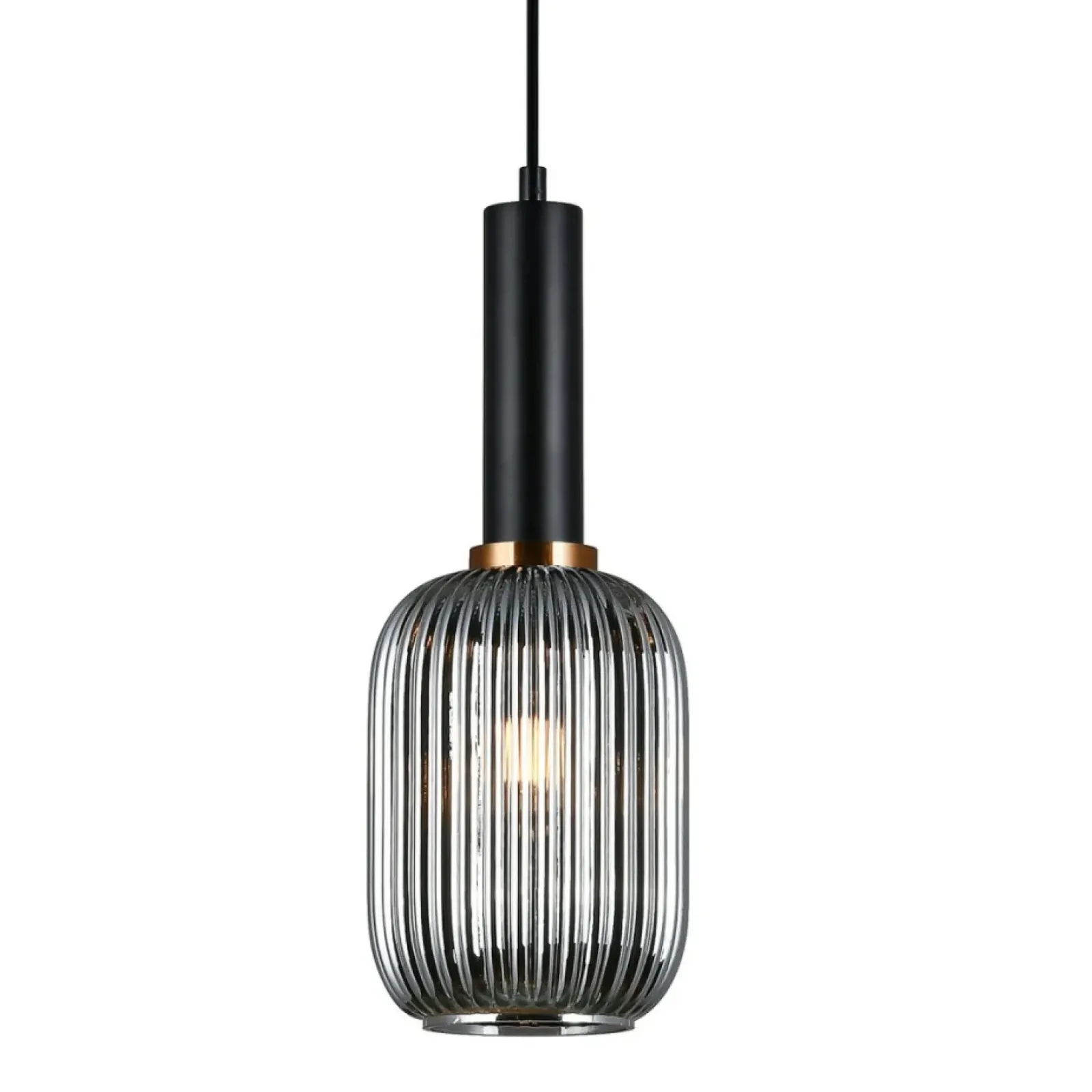 Sklep Kaja Pojedyncza lampa wisząca PND-5588-1M-BK+SG ANTIOLA | Kaja Oświetlenie Flash Sale