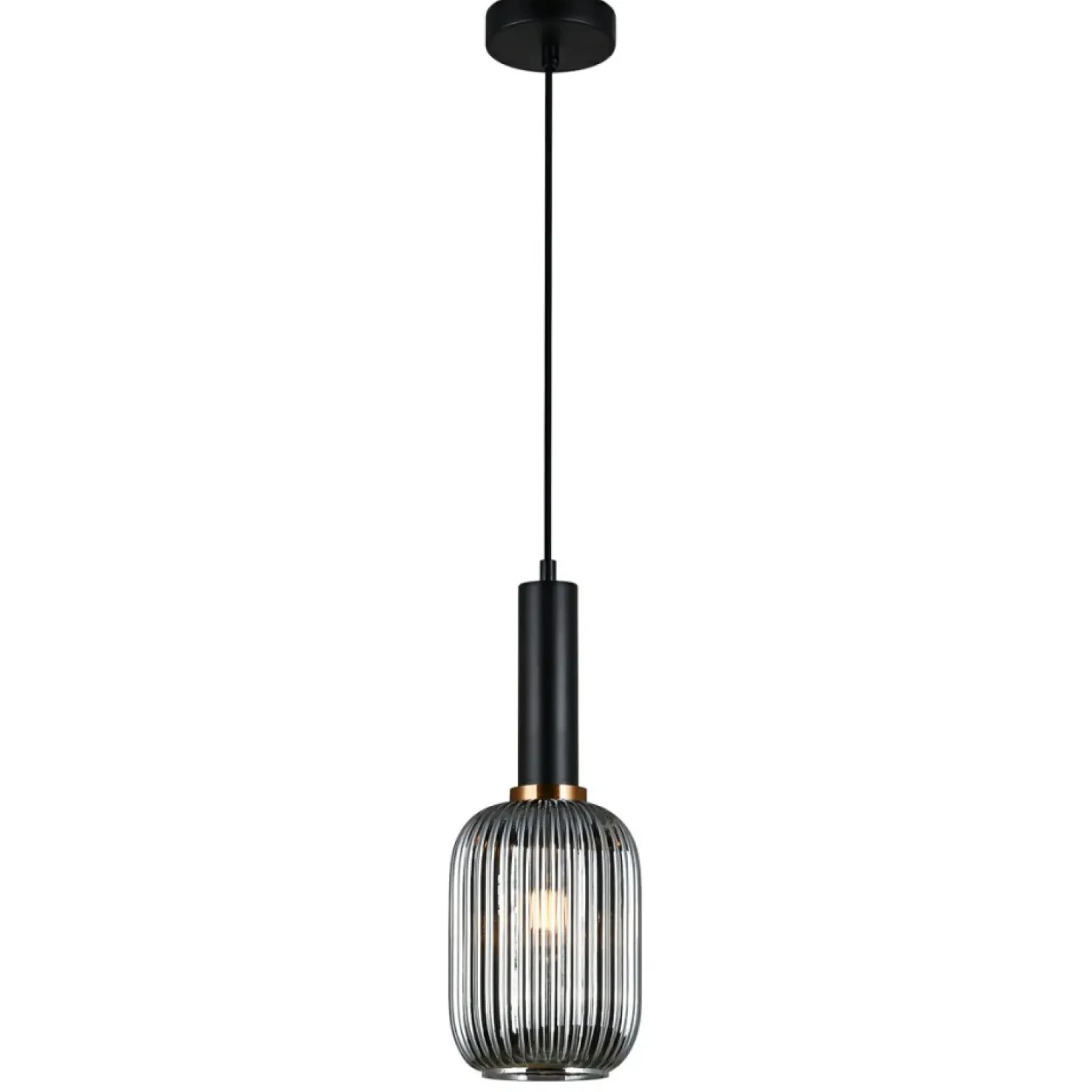 Sklep Kaja Pojedyncza lampa wisząca PND-5588-1M-BK+SG ANTIOLA | Kaja Oświetlenie Flash Sale