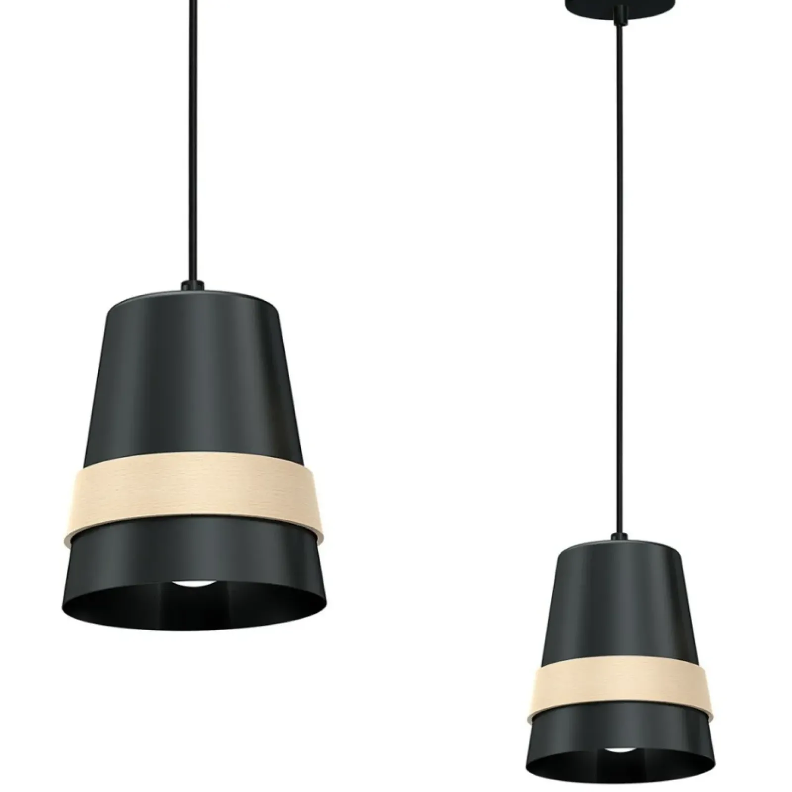 Sklep Kaja Pojedyncza lampa wisząca w m kolorze MLP5450 z serii VENEZIA | Kaja Oświet czarny Best Sale