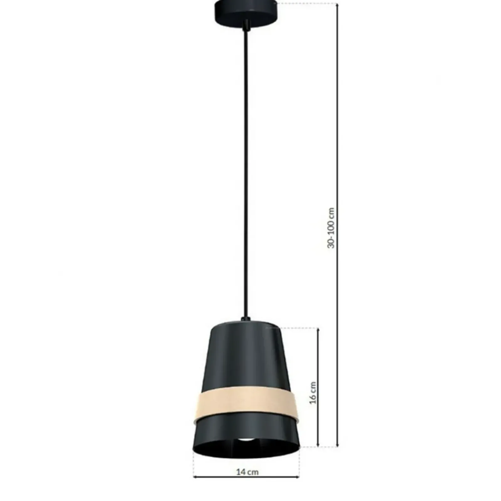 Sklep Kaja Pojedyncza lampa wisząca w m kolorze MLP5450 z serii VENEZIA | Kaja Oświet czarny Best Sale