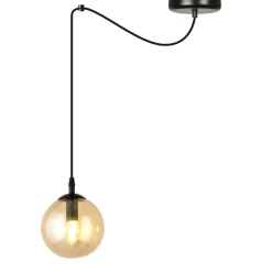 Sklep Kaja Pojedyncza lampa wisząca w kolorze miodowym 938/1 | Kaja Oświetlenie Best