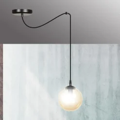 Sklep Kaja Pojedyncza lampa wisząca w kolorze miodowym 938/1 | Kaja Oświetlenie Best